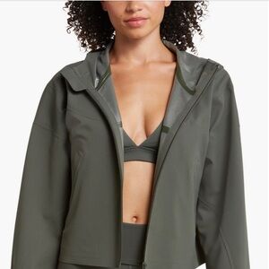 Alo Enhance Bonded Jacket in Dark Cactus